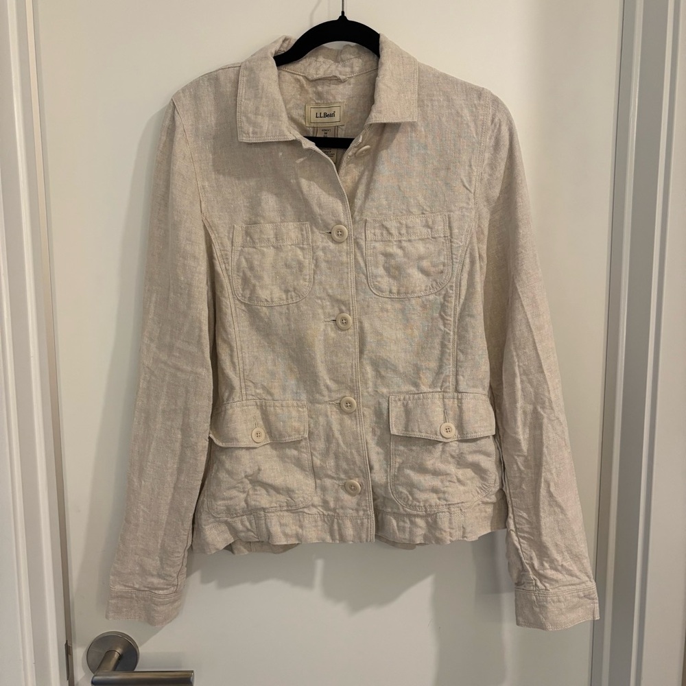 L.L.Bean linen jacket